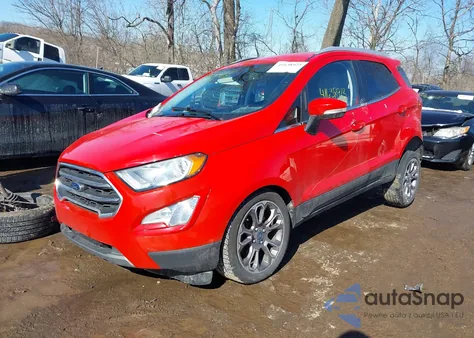 2019 Ford Ecosport Titanium z USA, uszkodzony, nr VIN MAJ6S3KL8KC296633